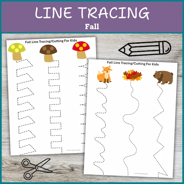 Fall Tracing Pattern Enhance Learning with Fall Line Tracing Activities