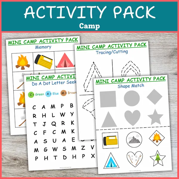Mini Acivity Fun Mini Camp Activity Pack for Engaging Kids
